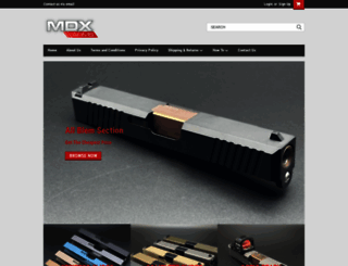 mdxarms.com screenshot