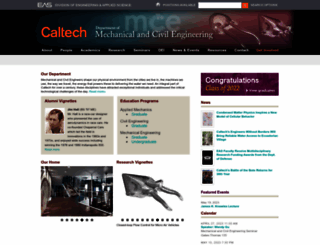 me.caltech.edu screenshot