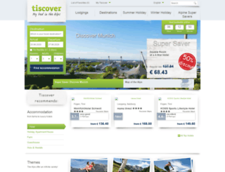me.tiscover.com screenshot