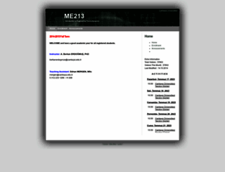 me213.cankaya.edu.tr screenshot