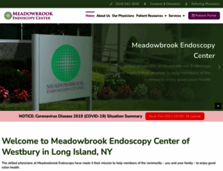 meadowbrookendoscopy.com screenshot
