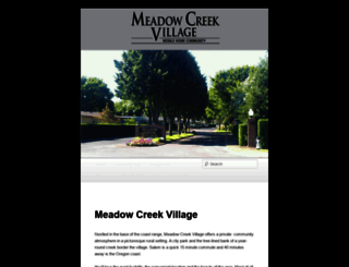 meadowcreekvillagemhp.com screenshot