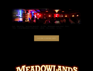 meadowlandscomedyclub.com screenshot