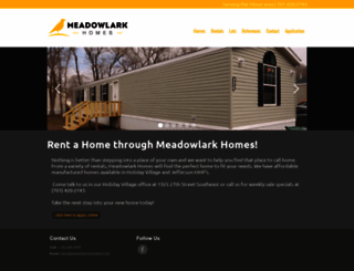 meadowlarkhomesnd.com screenshot