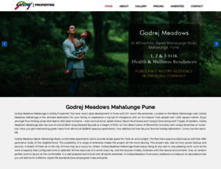 meadows.godrejpropeties.com screenshot