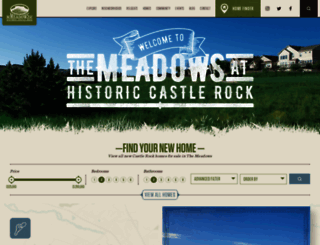 meadowscastlerock.com screenshot