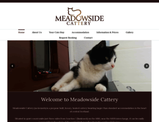 meadowsidecattery.co.uk screenshot