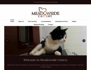 meadowsidecattery.co.uk screenshot