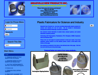 meadvillenewproducts.com screenshot