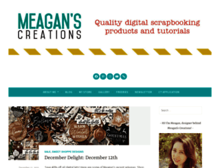 meaganscreations.com screenshot