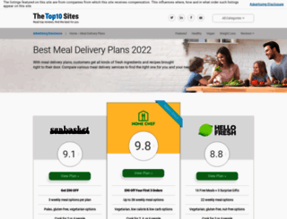 meal-delivery-plans.thetop10sites.com screenshot