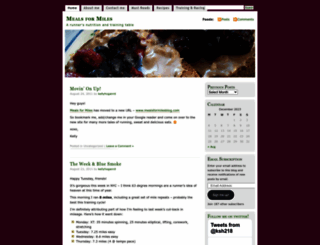 mealsformiles.wordpress.com screenshot