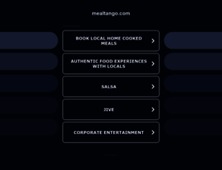 mealtango.com screenshot