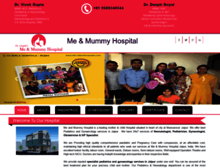 meandmummyhospital.com screenshot