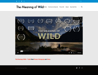 meaningofwild.com screenshot