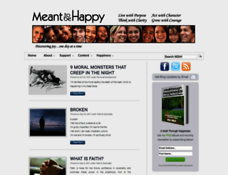meanttobehappy.com screenshot