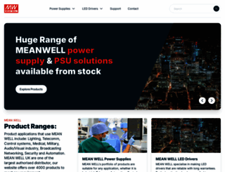 meanwell.co.uk screenshot