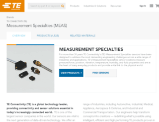 meas-spec.com screenshot