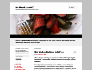 meatexportnz.co.nz screenshot