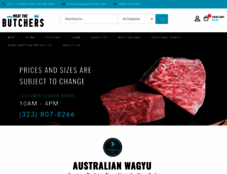 meatthebutchers.com screenshot
