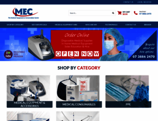 mec.com.au screenshot