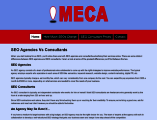 meca.org.uk screenshot
