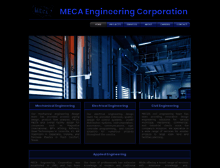 mecaengineering.com screenshot