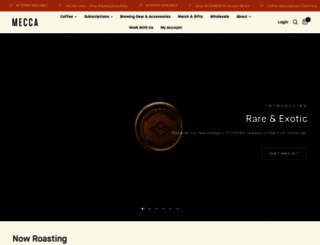 meccaespresso.com screenshot