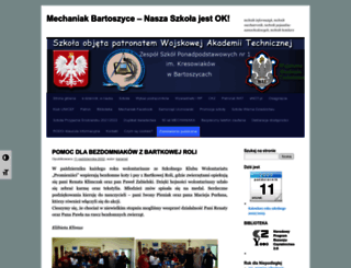 mechaniak.edu.pl screenshot