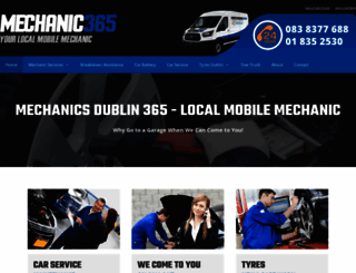 mechanic365.ie screenshot