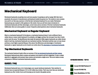 mechanical-keyboard.org screenshot