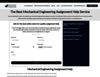mechanicalengineeringassignmenthelp.com screenshot