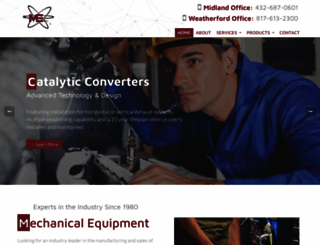 mechanicalequipmentinc.com screenshot