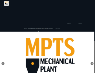 mechanicalplanttrainingservices.ie screenshot