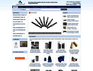 mechanicalrebarcouplers.com screenshot