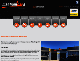 mechanicare.com.au screenshot