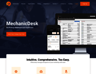 mechanicdesk.com.au screenshot
