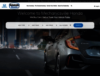 mechanicsvillehonda.com screenshot