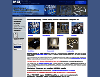 mechanizedenterprises.com screenshot
