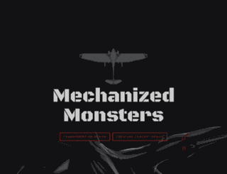 mechanizedmonsters.squarespace.com screenshot