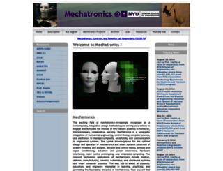 mechatronics.poly.edu screenshot
