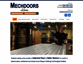 mechdoors.co.uk screenshot