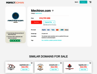 mechtron.com screenshot