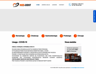 med-dent.rzeszow.pl screenshot