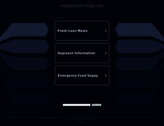 med-pharm-blog.com screenshot