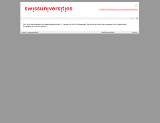 med.swissuniversities.ch screenshot