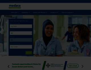 medacs.co.uk screenshot