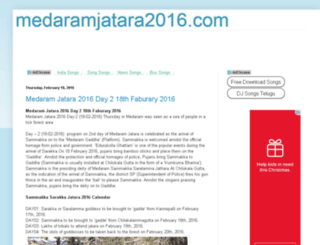 medaramjatara2016.com screenshot