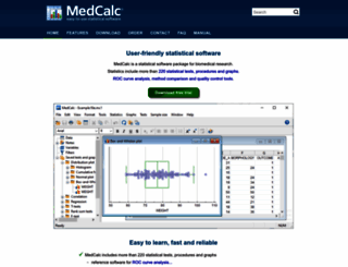medcalc.be screenshot