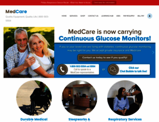 medcareequipment.com screenshot